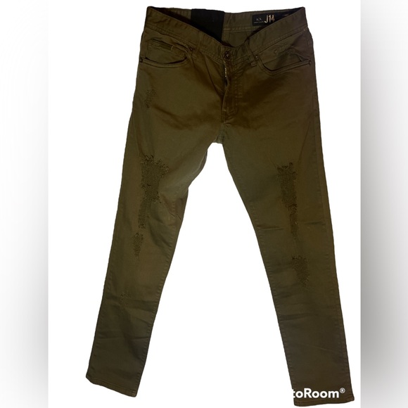 NEW!!! Armani Exchange J14 skinny jeans in olive green size 31. - Picture 2 of 12